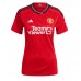 Manchester United Donny van de Beek #34 Replica Home Stadium Shirt for Women 2023-24 Short Sleeve